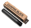 Strike Industries SI-AR-CARPRE-SLICK-BK Carbine Length Pistol Receiver Extension, black in color, placed next to its packaging box.