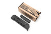 Strike Industries SI-KP9-POLY-HG-BK KUSA Polymer Handguard for KP9, black polymer handguard and mounting components with packaging box.