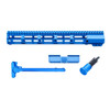 JE Machine Tech PS-223MLK15IBLU JE Machine Tech USA Made Blue 15" M-LOK Free Float Handguard & Upper Parts Combo PS-223MLK15IBLU-Combo
