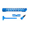 JE Machine Tech PS-223MLK15G JE Machine Tech USA Made Blue 15" M-LOK Free Float Slant Cut Handguard & Upper Parts Combo PS-223MLK15G
