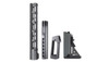 JE Machine Tech PS-223MLK15IGR JE Machine Tech USA Made Gray 15" M-LOK Free Float Handguard, Buffer Tube, Pistol Grip and Sopmod Stock PS-223MLK15IGR