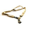 JE Machine Tech Quick Detach Convertible 1 Pt 2 Pt Sling / 3 Colors (TS-SL5), gold-colored adjustable safety harness with plastic buckles and hooks.
