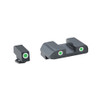 Ameriglo - GL-227 - Green/green Sight Set For Glock~ 17/19