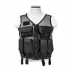 NcStar CMTV2951B NcSTAR LIGHTWEIGHT MESH TACTICAL VEST/BLACK M-XL CMTV2951B
