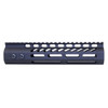  Guntec USA 9" Ultra Lightweight Thin M-LOK System Free Floating Handguard With Monolithic Top Rail (.308 Cal) (Anodized Black) 