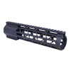  Guntec USA 9" AIR-LOK Series M-LOK Compression Free Floating Handguard With Monolithic Top Rail (.308 Cal) (Anodized Black) 