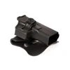  ABCSportZ Polymer Paddle Holster for Glock G19 Pistol, OWB carry, fits belts 1"- 1 1/2" width 