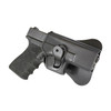 ABCSportZ TS-GH2 ABCSportZ Polymer Paddle Holster for Glock G19 Pistol, OWB carry, fits belts 1"- 1 1/2" width GH2