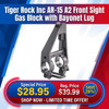 Tiger Rock Inc. A2FS AR-15 A2 Front Sight Gas Block with Bayonet Lug, new black metal firearm accessory for rifle assembly.