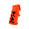 Tiger Rock Inc A2GRIPS-ORG-CAM Tiger Rock Inc. A2GRIPS-ORG-CAM CERAKOTE CAMO| AR-15/10 A2 Style Pistol Grip w/ Screw & Lock Washer| Black and Cerakote Hunter Orange A2GRIPS-ORG-CAM