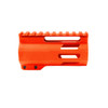  Tiger Rock Inc. FML-4-ORG CERAKOTE ORANGE| AR-15 4" M-Lok Super Slim Free Float Handguard W/ 2" & 3" M-Lok Rail Sections 