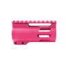 Tiger Rock Inc FML-4-PNK Tiger Rock Inc. FML-4-PNK CERAKOTE PINK| AR-15 4" M-Lok Super Slim Free Float Handguard W/ 2" & 3" M-Lok Rail Sections FML-4-PNK