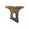 Tiger Rock Inc HS002-BBR Tiger Rock Inc. HS002-BBR AR M-LOK Small Angled Hand Stop Cerakote-Burnt Bronze HS002-BBR
