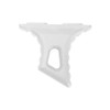 Tiger Rock Inc HS002-WHI Tiger Rock Inc. HS002-WHI AR M-LOK Small Angled Hand Stop Cerakote-Bright White HS002-WHI