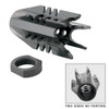 Tiger Rock Inc MBK49# Tiger Rock Inc. MBK49# AR-9/9X19 Booster Flash Hider 1/2x36" Thread Pitch MBK49#