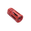 Tiger Rock Inc MBR05-RED Tiger Rock Inc. MBR05-RED AR-15/.223/5.56 A2 Muzzle Brake for 1/2"x28 Pitch - 5 Ports - Cerakote RED MBR05-RED