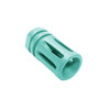 Tiger Rock Inc MBR05-RGB Tiger Rock Inc. MBR05-RGB AR-15/.223/5.56 Birdcage Muzzle Brake for 1/2x28 Pitch  5 Ports  Cerakote Robins Egg MBR05-RGB