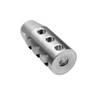 Tiger Rock Inc MBR38SL Tiger Rock Inc. MBR38SL AR-10/LR-308 Compact Stainless Muzzle Brake 5/8"x24 Pitch MBR38SL