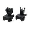 Tiger Rock Inc RS051RC# Tiger Rock Inc. RS051RC# Fiber Optics Flip Up Front & Rear Sights with Red and Green Dots - Packaged RS051RC#