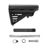Tiger Rock Inc ST002MBH+ST009M Tiger Rock Inc. ST002MBH+ST009M AR-9mm Blackhawk Knoxx 6-Position Collapsible Stock Kit w/ 7 Ounce Stainless Buffer ST002MBH+ST009M