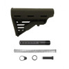 Tiger Rock Inc ST002MBH-ODG+ST007M Tiger Rock Inc. ST002MBH-ODG+ST007M 223/5.56 Rifle Blackhawk Knoxx Six Position Buffer Tube Kit -Mil-Spec- 3 Ounce |Cerakote OD Green ST002MBH-ODG+ST007M