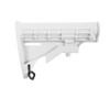 Tiger Rock Inc ST003M-WHI Tiger Rock Inc. ST003M-WHI AR-15 Collapsible Standard Version Stock Body-Mil Spec- Cerakote White ST003M-WHI