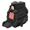 Holosun Technologies Holosun DRS-TH Thermal Reflex Sight, advanced red dot and thermal fusion technology for precision targeting, black tactical scope with lens cover and control buttons.
