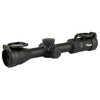 Sig Sauer Whiskey4 2.5-10x42 SFP Scope, a black tactical rifle scope with adjustable lenses and dual flip-up lens covers, designed for precision shooting and tactical use.