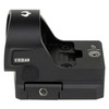 Viridian Weapon Technologies - 981-0057 - Viridian Rfx-35 1x22 Micro Green Dot, compact tactical red dot sight with adjustable brightness, black finish, and mounting system for firearms.