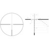 Trijicon Credo HX 1-6x24 BDC 223 Red Rifle Scope, with crosshair reticle and detailed measurement diagrams