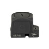 Trijicon RCR1-C-3300001, Trijicon Rcr Adjustable LED 3.25 MOA Black, close-up of tactical firearm sight with adjustment dials.