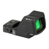 Trijicon - RMHD1-C-3200002 - Trijicon Rmr Hd Adjustable 55/3.25 MOA Black, a compact and durable red dot sight with a green illuminated lens for firearm targeting.