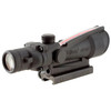 Trijicon - TA11E - Trijicon ACOG 3.5x35 Red Chevron for .308 rifles, tactical optical sight with illuminated reticle and durable black finish.