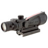 Trijicon - TA11J - Trijicon Acog 3.5x35 Red Xhr .223 rifle scope with black finish and tactical mounting base.