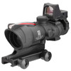 Trijicon - TA31-D-100549 - Trijicon Acog 4x32 Red Cv 223 W/rmr, rifle scope with tactical features and red crosshair reticle.