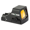 Holosun Technologies Holosun HE407K-GR X2 Reflex Sight - 6 MOA Green Dot for Subcompact Pistols with 50,000 Hours Battery Life and 12 Brightness Settings, displayed on a white background.