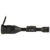 ATN Corp TIWST5675A ThOR 5 Thermal Scope, side view with sleek black design, featuring high-resolution sensor, control buttons, and adjustable eyepiece for hunters.