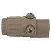 EOTECH G33.STS TAN 3X Magnifier, compact tactical optics with tool-free adjustments.