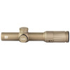 EOTECH Vudu 1-10x28mm SR4 MOA Scope - Precision Tactical Optic in Tan, product image of a tan tactical rifle scope with adjustable magnification and reticle adjustment knobs.