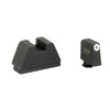 AmeriGlo GL-491 Tritium Green Front & Black Rear Sights for Glock MOS, handgun sights with green front sight and black rear sights designed for RMR/SRO & Holosun optics.