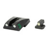 Meprolight 0117653101 - Night Sights for S&W 1911 FS with Tru-Dot Technology, Green/Green, featuring two fiber optic sights designed for low-light scenarios.