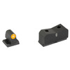 XS Sights MR-X001S-5N DXT2 Tritium Night Sights for EDC Pistols - Enhanced Low-Light Visibility with Photoluminescent Glow Dot, close-up of tritium night sight and sighting system components.