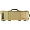 Pelican 017200-0000-190 Waterproof & Crushproof Protector Case with Foam, rugged travel gear for firearms and sensitive equipment, tan color, durable protective exterior with handle