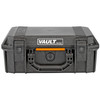 Pelican Vault VCV200-0000-BLK Gun Case, a durable black weather-resistant hard case with high-impact protection for handguns, featuring a secure latch system and ergonomic handle.