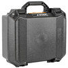 Pelican Vault VCV200-0000-BLK Gun Case, black weather-resistant hard case with high-impact protection for handguns, featuring rugged construction and secure latches.
