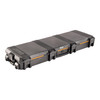 Pelican Vault VCV800-0020-BLK Gun Case - Rugged, Weatherproof Storage for Two Scoped Rifles, black hard-shell protective case with secure latches and wheels.
