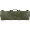 Pelican Vault VCV800-0000-ODG Gun Case, rugged and weather-resistant tactical firearm protection case, olive green with sturdy latches and handle.
