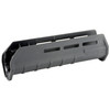 Magpul Industries MAG496-GRY MOE M-LOK Forend for Remington 870, gray tactical shotgun forend with enhanced grip, modular accessory slots, and drop-in replacement design