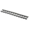 Magpul Industries Magpul MAG602-GRY M-LOK Type 1 Rail Covers - 9.5 inch lightweight heat resistant gripping surface - 2 pack, tactical firearm accessories for enhanced grip and heat protection on rifle rails.
