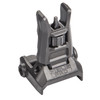 Magpul Industries Magpul MBUS Pro Back-Up Sights - MAG275-BLK, durable all-steel AR sighting solution with tool-free elevation adjustment, black color, mounted on firearm